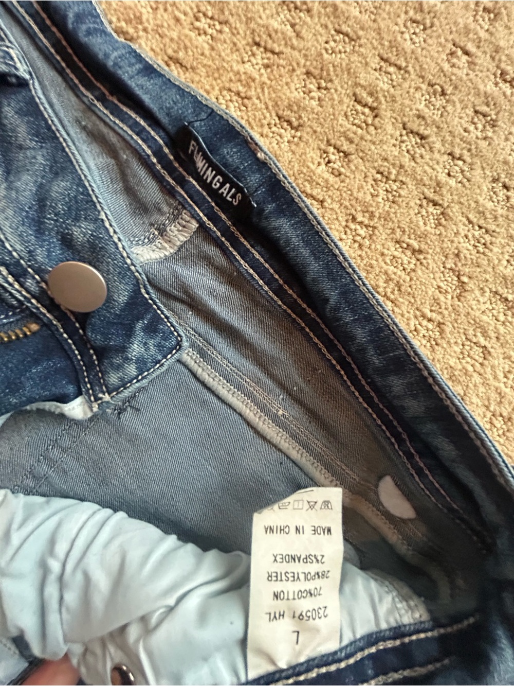F Winningals High-Rise Women's Blue Denim Jeans